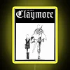 RGB Anime Neon Sign for Fans of Young Clare Claymore Manga