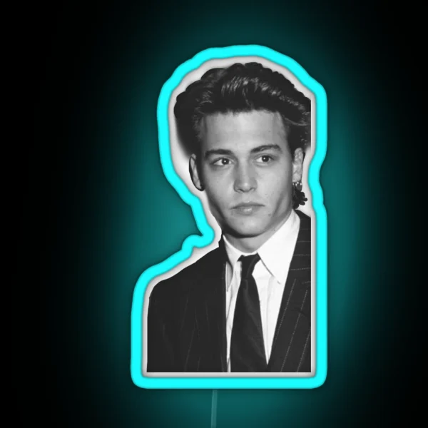 Young Johnny Depp 3 RGB Neon Sign