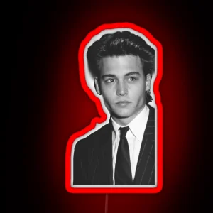 Young Johnny Depp 3 RGB Neon Sign