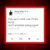 Neon tribute to rapper Young Thug declared GOAT in bold letters