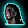 RGB Neon Sign, Vibrant Art for Music Lovers and Fans Alike