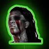 Neon Artistic Illuminated Sign with Young Thug Slime Season 3 Logo