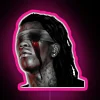 RGB neon light panel display for Young Thug's Slime Season