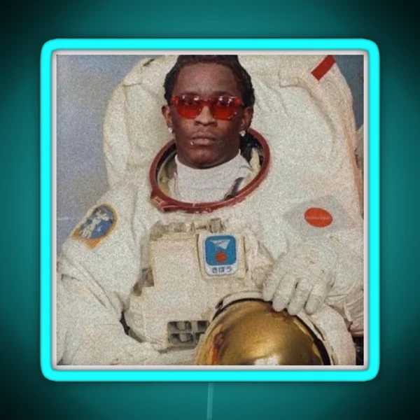 Young Thugstronaut RGB Neon Sign