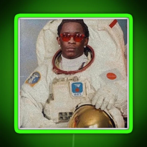 Young Thugstronaut RGB Neon Sign