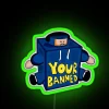 Eye-catching neon case signs for fans of Your Banned TV show