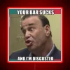 Add a touch of sarcastic humor to your home bar