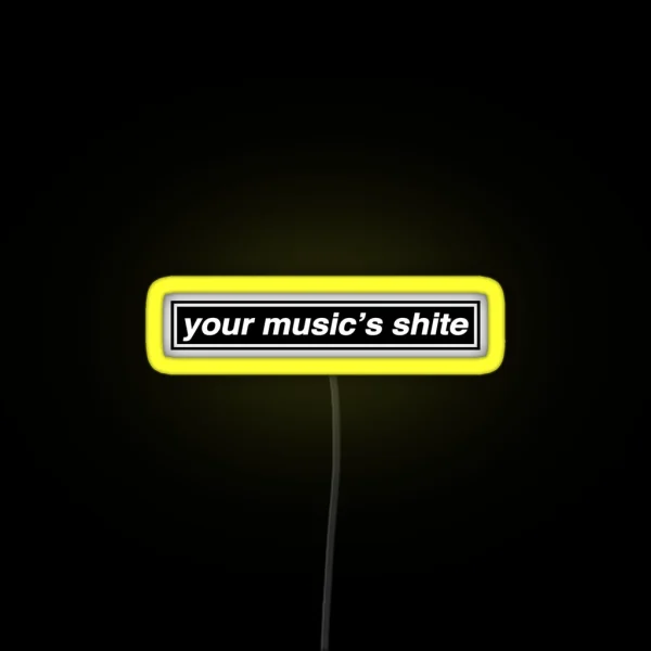 Your Music S Shite Married With Children RGB Neon Sign