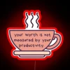 Empowering affirmation reminding you of your inherent value and self-worth.
