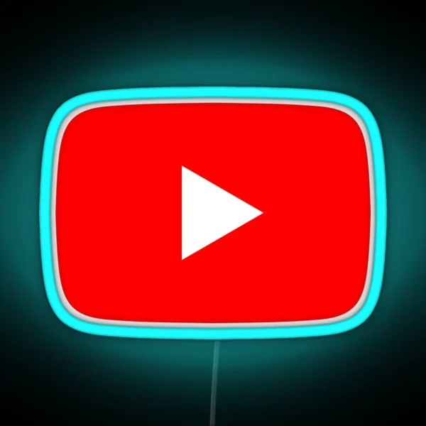 Youtube Logo RGB Neon Sign