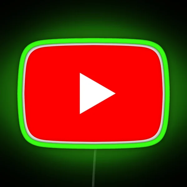 Youtube Logo RGB Neon Sign