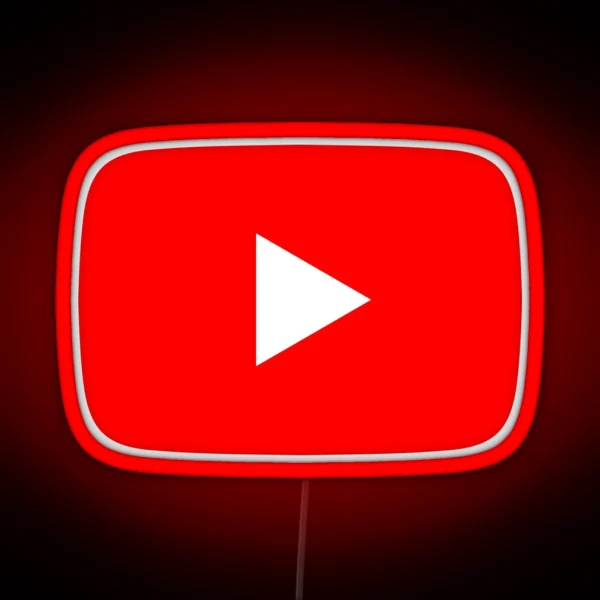 Youtube Logo RGB Neon Sign