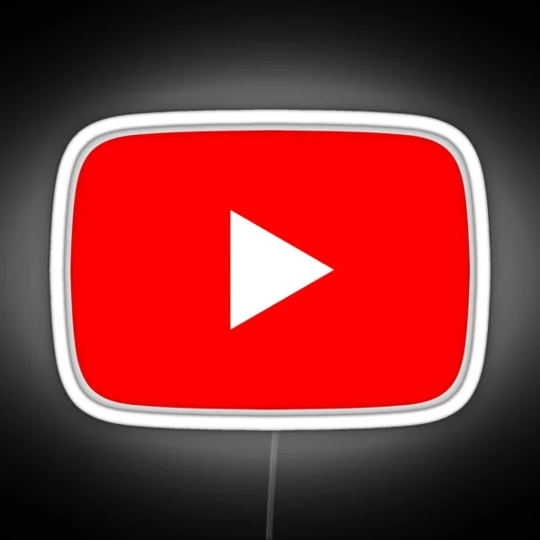 Youtube Logo RGB Neon Sign
