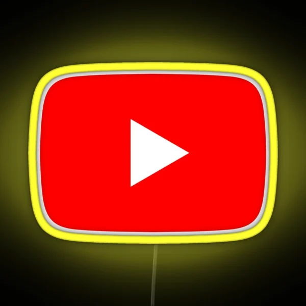 Youtube Logo RGB Neon Sign