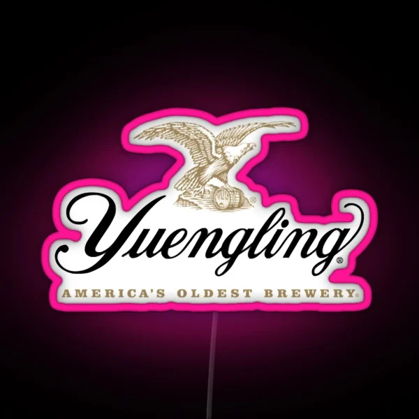 Yuengling Lager Beer Logo RGB Neon Sign