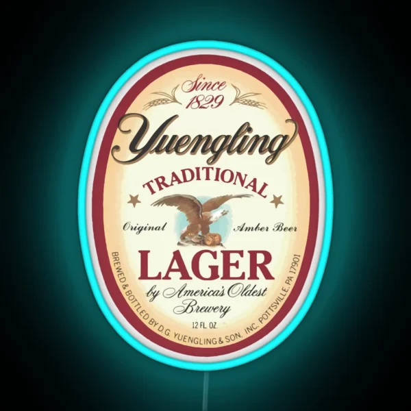 Yuengling Lager RGB Neon Sign