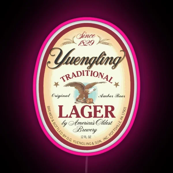 Yuengling Lager RGB Neon Sign