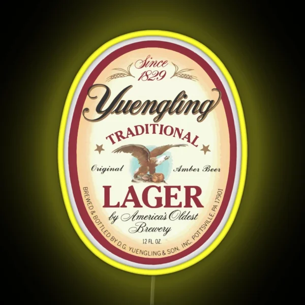 Yuengling Lager RGB Neon Sign