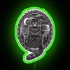 Vibrant Neon Decorative Sign for Icelandic Yule Cat Tradition Christmas Gifts