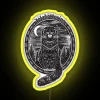 Icelandic Christmas Decoration, Yule Cat Inspired RGB Neon Sign Display