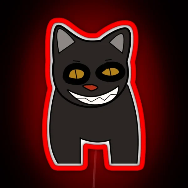 Yule Cat RGB Neon Sign