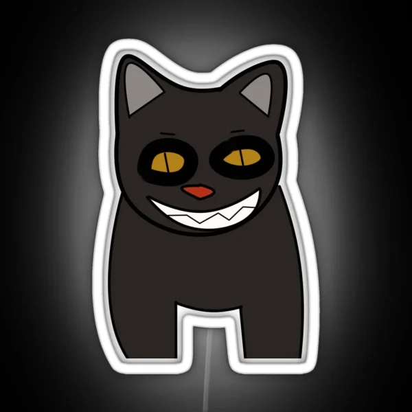Yule Cat RGB Neon Sign