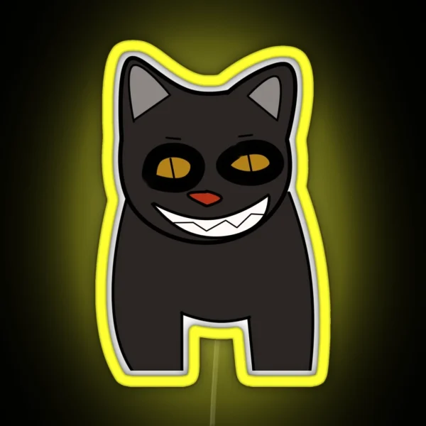 Yule Cat RGB Neon Sign