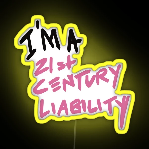 Yungblud 21st Century Liability RGB Neon Sign