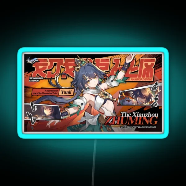 Yunli Honkai Star Rail RGB Neon Sign
