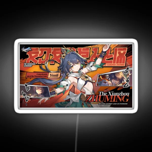 Yunli Honkai Star Rail RGB Neon Sign