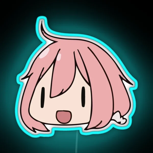 Yuru Camp Nadeshiko Kagamihara RGB Neon Sign