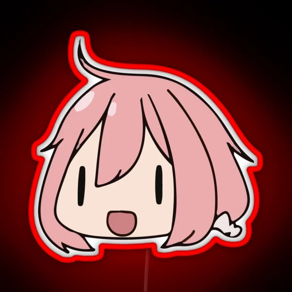 Yuru Camp Nadeshiko Kagamihara RGB Neon Sign