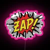 Customizable dynamic RGB neon sign with programmable lighting effects