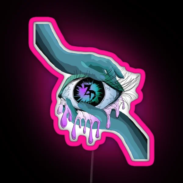 Zeds Dead EDM Eye Art RGB Neon Sign