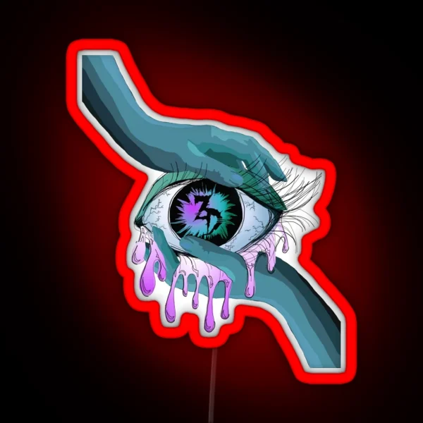 Zeds Dead EDM Eye Art RGB Neon Sign