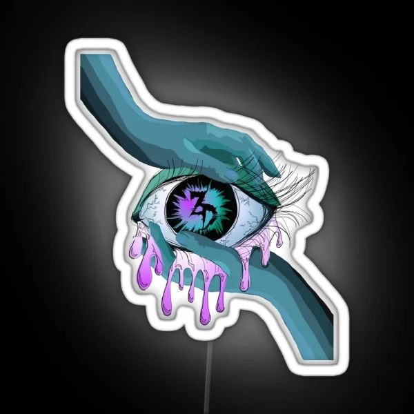 Zeds Dead EDM Eye Art RGB Neon Sign