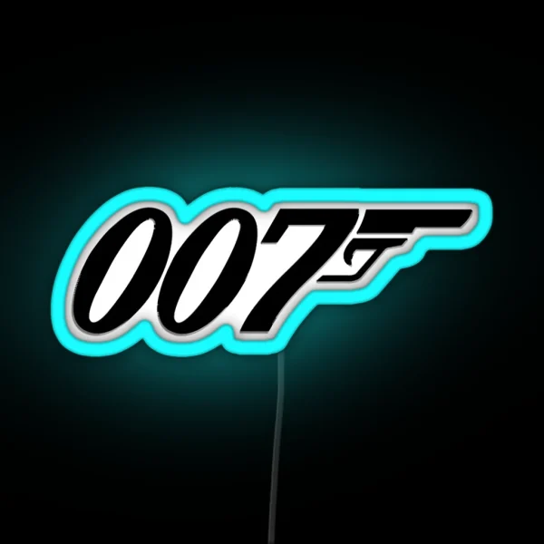 Zero Zero Seven Classic Led RGB Neon Sign