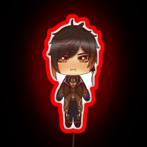Zhongli Chibi RGB Neon Sign