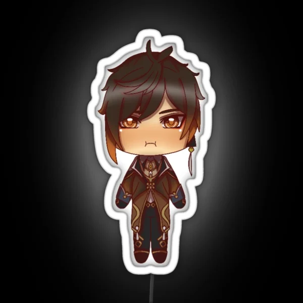 Zhongli Chibi RGB Neon Sign