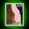 RGB LED Neon Sign for Zion National Park The Narrows enthusiasts