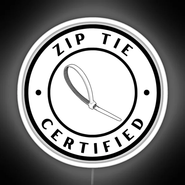 Zip Tie Certified RGB Neon Sign