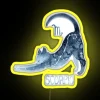 Scorpio Astrology Neon Sign in Vibrant Zodiac Cat RGB Colors