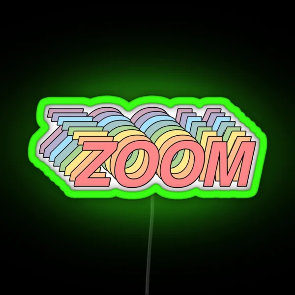 ZOOM RGB Neon Sign