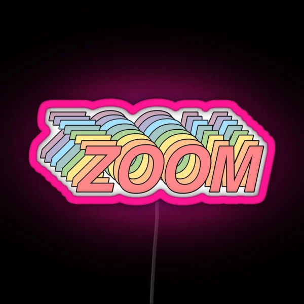 ZOOM RGB Neon Sign