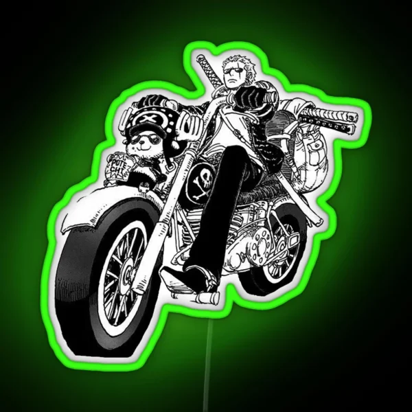 Zoro And Chopper RGB Neon Sign
