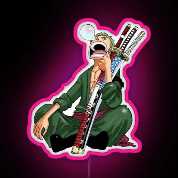 Zoro One Piece RGB Neon Sign