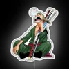 Vibrant Zoro Pirate Theme Neon Sign Illuminates Any Room Instantly