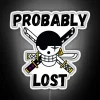 Zoro Probably Lost Vibrant RGB Neon Sign with Anime Quote