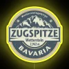 Bavarian mountain peak inspired customizable RGB LED neon signage