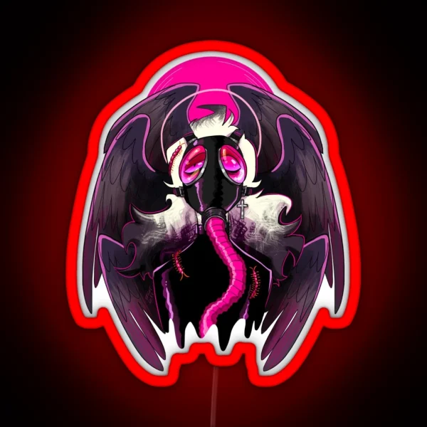 Azrael Gas Mask RGB Neon Sign